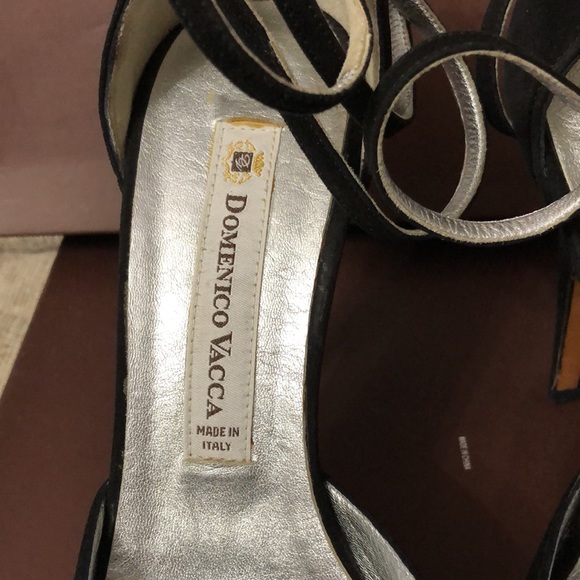 🌺NWT DOMENICO VACCA SUEDE PLATFORM HEELS SIZE 39.5 - Picture 9 of 13